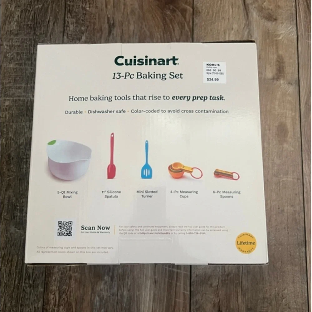 NEW Cuisinart Baking Set Multi-Color